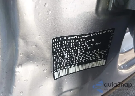 2025 Volkswagen Taos 1.5T Se z USA, uszkodzony, nr VIN 3VVEC7B2XSM045985